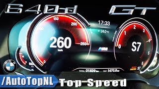 BMW 6 Series GT 640d xDrive 0260kmh ACCELERATION amp TOP SPEED by AutoTopNL [upl. by Sturdivant]