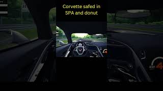 Corvette saved in SPA and donuts at the end  POV  Assetto Corsa Ultimate Edition [upl. by Rico]