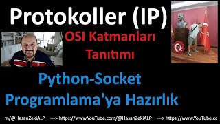 Protokoller IP  OSI Katmanları Tanıtımı  PythonSocket Programlamaya Hazırlık [upl. by Viridissa]