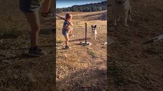 quotBaseball Buddies Kid and Doggy Take the Field [upl. by Florrie]