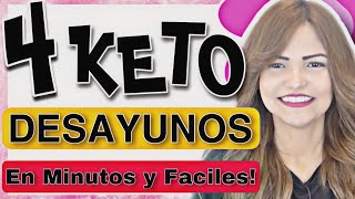 DESAYUNOS KETO EN 5 MINUTOS Faciles KETO BREAKFAST dietaketocetogenicadesayunosfaciles [upl. by Bartolemo]