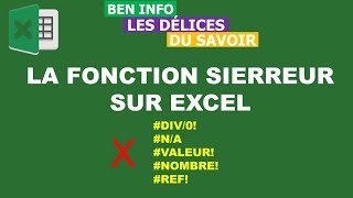 Comment utiliser la Fonction SIERREUR dExcel [upl. by Ojillib]