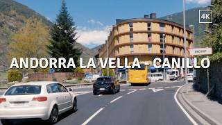 Driving from Andorra La Vella to Canillo [upl. by Aidualc802]