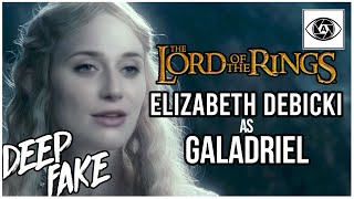 Recasting Lord of the Rings DEEPFAKE with Elizabeth Debicki as Galadriel [upl. by Atilol]