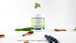 BIOHM Super Greens  Super Greens Powder  BIOHM Health [upl. by Nahta584]