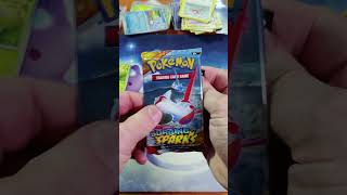 3x Pack daily Surging Sparks shorts pokemon pokemontcg [upl. by Bazar]