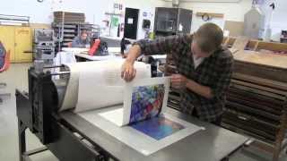 Monotype Printmaking at SUNY Oswego [upl. by Allicserp]