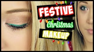 Festive Christmas Makeup [upl. by Lemert]