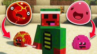 ME PASO MINECRAFT PERO 😱😱😱 SON SLIMES  SLIME RANCHER EN MINECRAFT 1 [upl. by Catlaina]