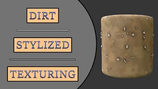 TUTORIAL  STYLIZED DIRT  TEXTURING  Substance Designer [upl. by Tterag917]