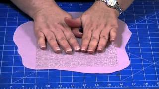 How to Emboss Fondant [upl. by Nigam]