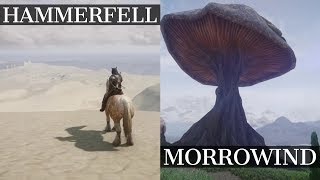 Hammerfell amp Morrowind  Reunited Tamriel Skyrim Mod  Gameplay Demo [upl. by Taimi]