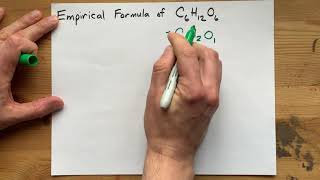 How to Find the Empirical Formula of C6H12O6 [upl. by Jarlathus]