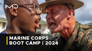 Marine Corps Boot Camp  San Diego  Recruit Training [upl. by Freberg]