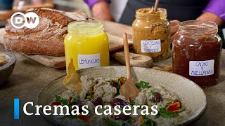 4 deliciosas cremas caseras para untar I SABOR SABER DW [upl. by Alcus397]