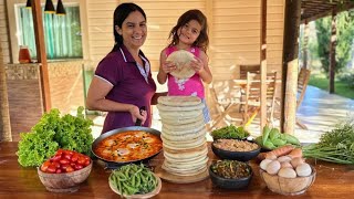 Da colheita ao lanche acompanhe nosso domingo com as crianças na roça [upl. by Akirehc]