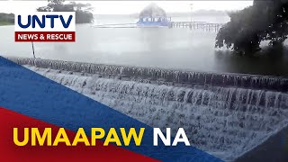 La Mesa Dam umabot na sa spilling level dahil sa patuloy na pagulan [upl. by Threlkeld]