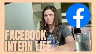 DAY IN THE LIFE OF A FACEBOOK INTERN  REMOTE SWE INTERNSHIP [upl. by Vokaay]