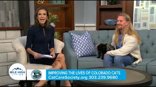 Cat Care Society on Mile High Living January 2024 [upl. by Tenay562]