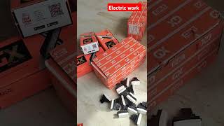 Electric work palet fitting kaise karte hain shortvideo electrical electricalwork housewirin [upl. by Beutler665]