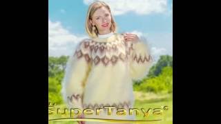 Ladies fuzzy mohair sweater by SuperTanya [upl. by Pitt]