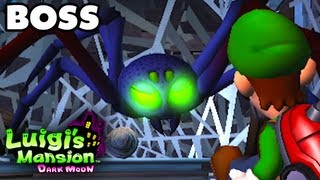 Luigis Mansion Dark Moon  Gloomy Manor  Confront the Source Boss Fight Nintendo 3DS [upl. by Dorr]