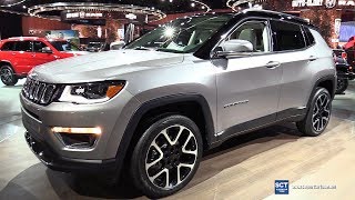 2018 Jeep Compass Limited  Exterior Walkaround  2017 Detroit Auto Show [upl. by Alarice]