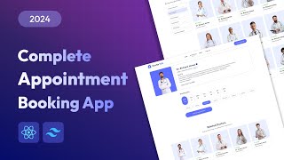 How To Make Doctor Appointment Booking Website In React JS  Appointment Booking React JS Project [upl. by Enyedy391]