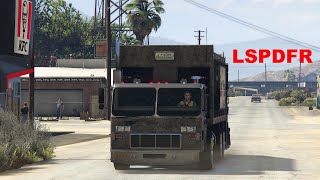 Trash pickup on a Wednesday  LSPDFR [upl. by Tavie]