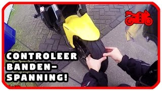 Pomp je motorbanden regelmatig op [upl. by Evanthe]