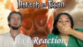 WE UNDERESTIMATED ANIME Attack on Titan 1x1 REACTION [upl. by Lole166]