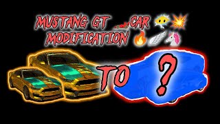 Mustang 🐎 Modification 🔥 Gold 👑To 🕵️ ncs mustang madout2 BNG [upl. by Rodi382]