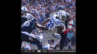 Tyler Goodson catches for a 13yard Gain vs Tennessee Titans [upl. by Rici]