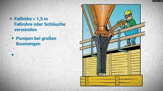 Richtig betonieren 1  EINBRINGEN DES BETONS [upl. by Rothenberg]