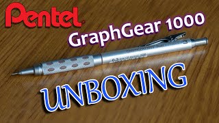 Pentel Graphgear 1000 Unboxing [upl. by Yahc993]