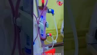 How to run a dialysis machine viral dialysiscenter shorts duration [upl. by Ggerc]