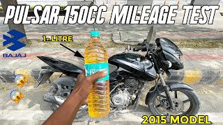 Mileage Test of BAJAJ Pulsar 150cc  2015 Model😳 [upl. by Akienaj]