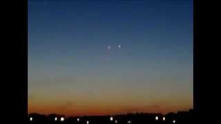 2 UFOs flying over Stouffville Ontario Canada 20 May 2012 [upl. by Perdita]