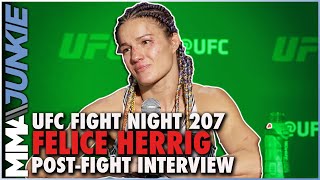 Emotional Felice Herrig retires after 4th straight loss  UFCVegas56 [upl. by Strep10]