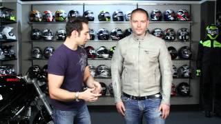 Roland Sands Ronin Leather Jacket Review at RevZillacom [upl. by Anierdna]