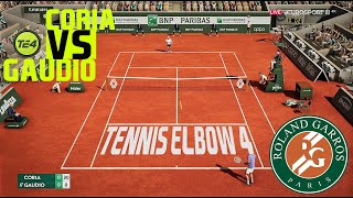 Gaudio vs Coria Roland Garros 2004 final Tennis Elbow 4 [upl. by Elstan550]