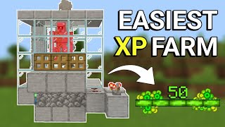 Best XP Farm 121 minecraft Bedrock McpeXboxPsNSwindows10 [upl. by Noiemad]