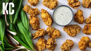 THE BEST FRIED OYSTERS  with Ramp Sauce [upl. by Daniela]