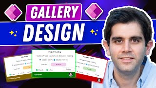 How to build a Responsive Modern Gallery in Power Apps  Tutorial [upl. by Iluj]