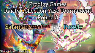 YuGiOh Prodigy Games Rarity Collection Store Championship  Round 3  Purrely vs Salamangreat [upl. by Kitti]