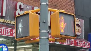 247 Walk Sign in NYC Pedestrian Signals [upl. by Maffa]