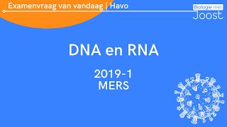 11 Examenvraag van vandaag  Havo  20191 MERS [upl. by Edina280]