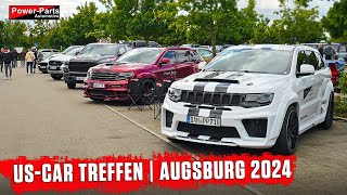 PowerParts Automotive beim USCar Treffen 2024 in Augsburg [upl. by Atrim]