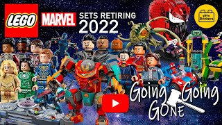 LEGO Marvel sets Retiring in 2022 Going Going Gone [upl. by Callean]