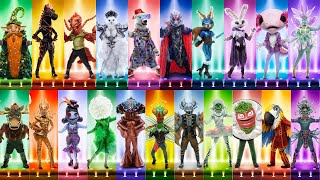 ALL SEASON 9 MASKED SINGER REVEALS 2023 [upl. by Trawets539]